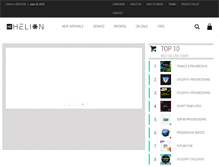 Tablet Screenshot of helionsamples.com